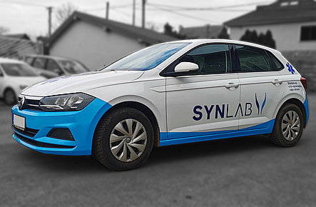 Reklamny polep vozidla